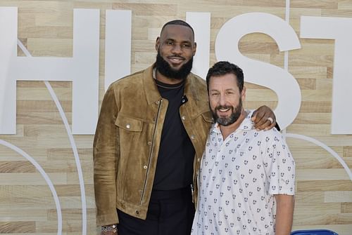 LeBron James and Adam Sandler (Photo: Showbiz Cheat Sheet)