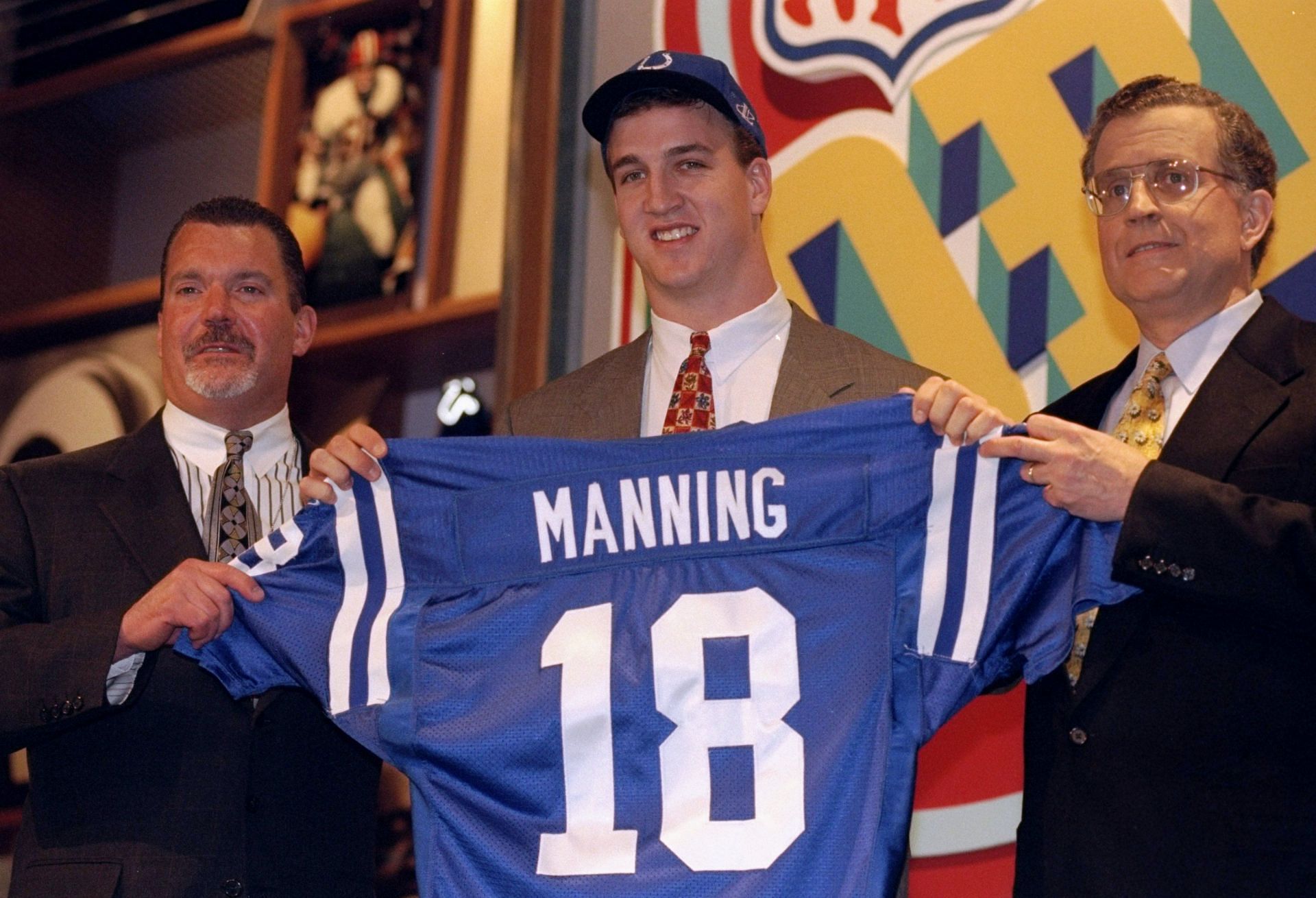 The 1998 NFL Draft introduces Peyton Manning to the world.