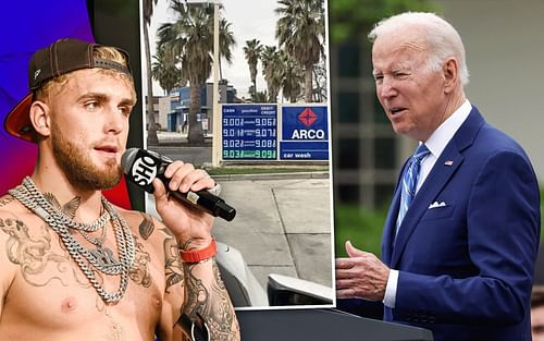 Jake Paul slams U.S. President Joe Biden [Photo credit: @GamebredFighter on Twitter]