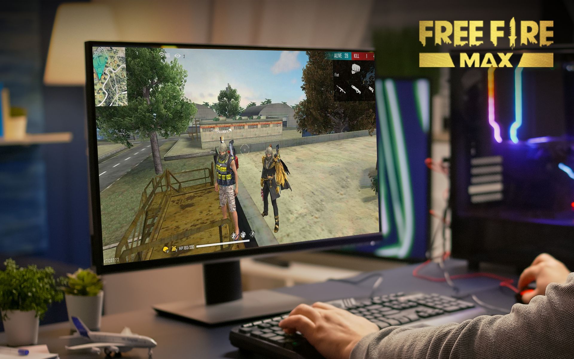 Laptop Free Fire Gameplay