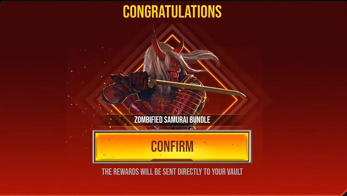 Zombified Samurai Bundle (Image via Garena)