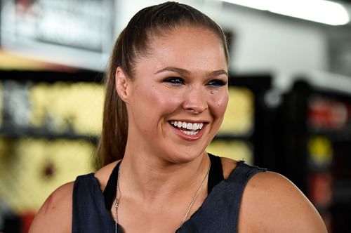 Ronda Rousey hosts Media Day ahead of the Rousey Vs. Holm fight.