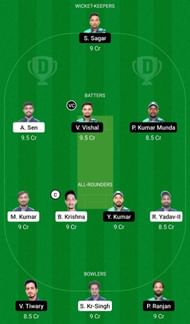 Dream11 Team for Singhbhum Strickers vs Dhanbad Dynamos - Jharkhand T20 Trophy 2022 Match 30.