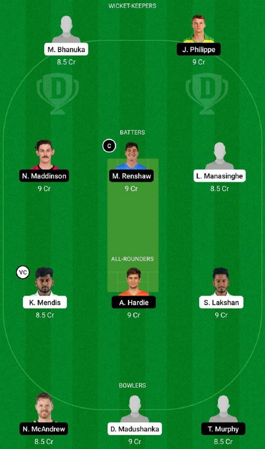 SL-A vs AU-A Dream11 Fantasy Tip #1