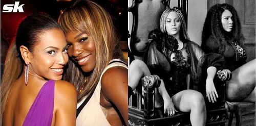 Serena Williams has previously featured in a video of her friend Beyonce's song 