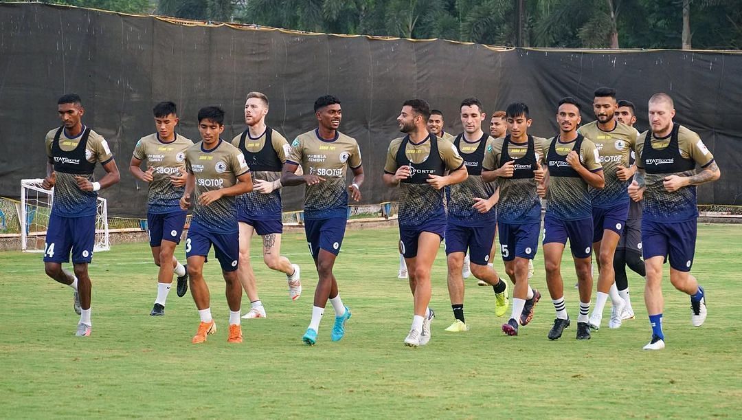 ATK Mohun Bagan players during a training session ahead of their AFC Cup group stage campaign (Image Courtesy: ATK Mohun Bagan)