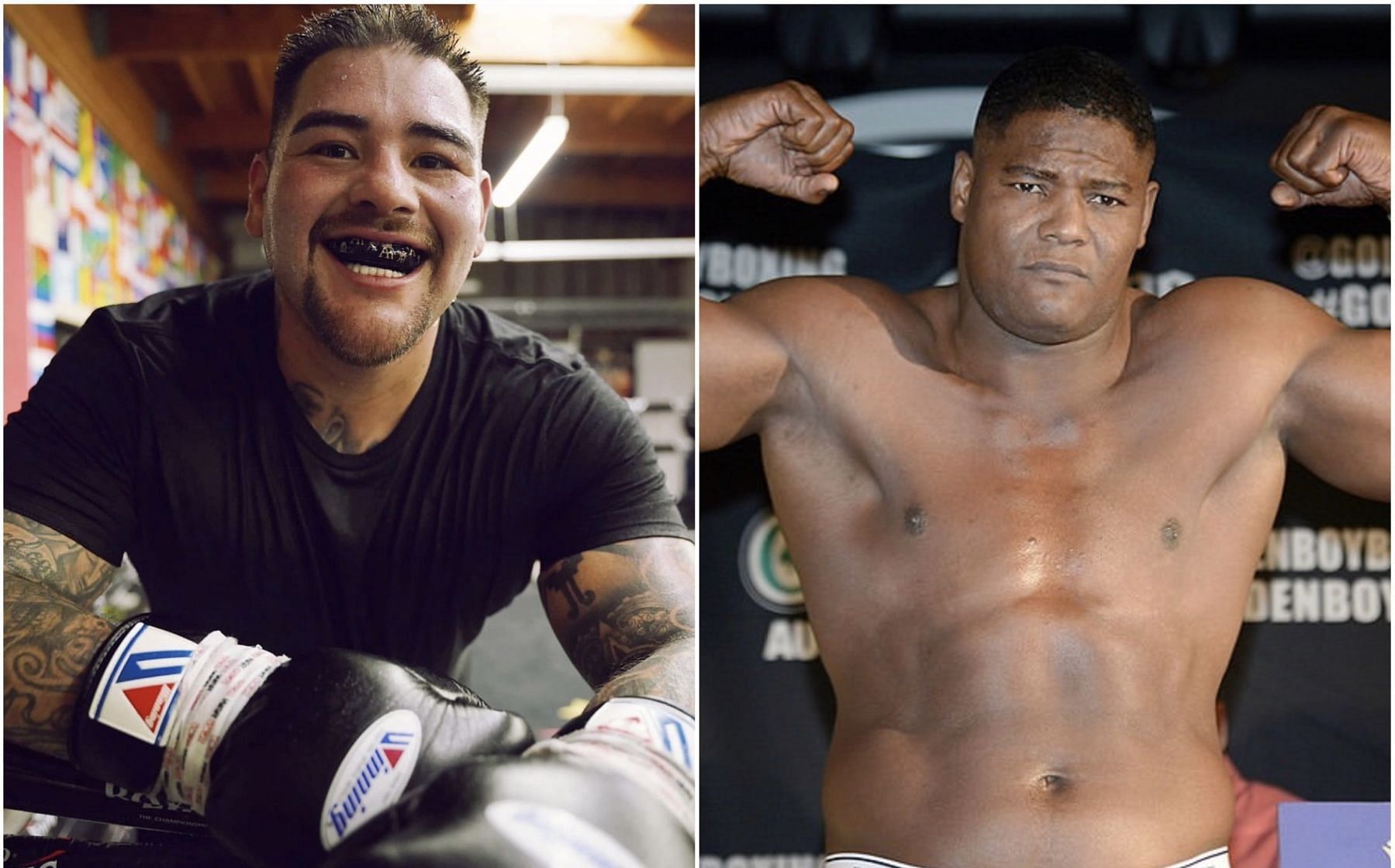 Andy Ruiz Jr. (left), Luis Ortiz (right) - Images via @andy_destroyer13 and @boxing_headlines on Instagram