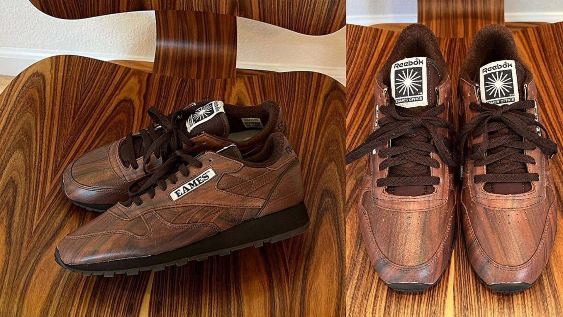 Eames x Reebok Classic Leather sneaker (Image via Eames)