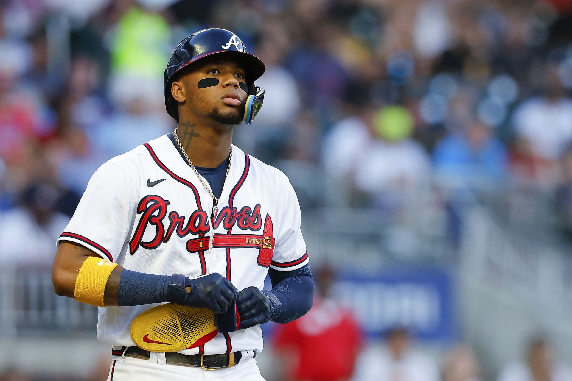 Atlanta Braves shortstop Acuna Jr. has become well-known for the &quot;Ice Trea&quot; celebration popularized by an Altanta Hawks NBA star named Trea Young.
