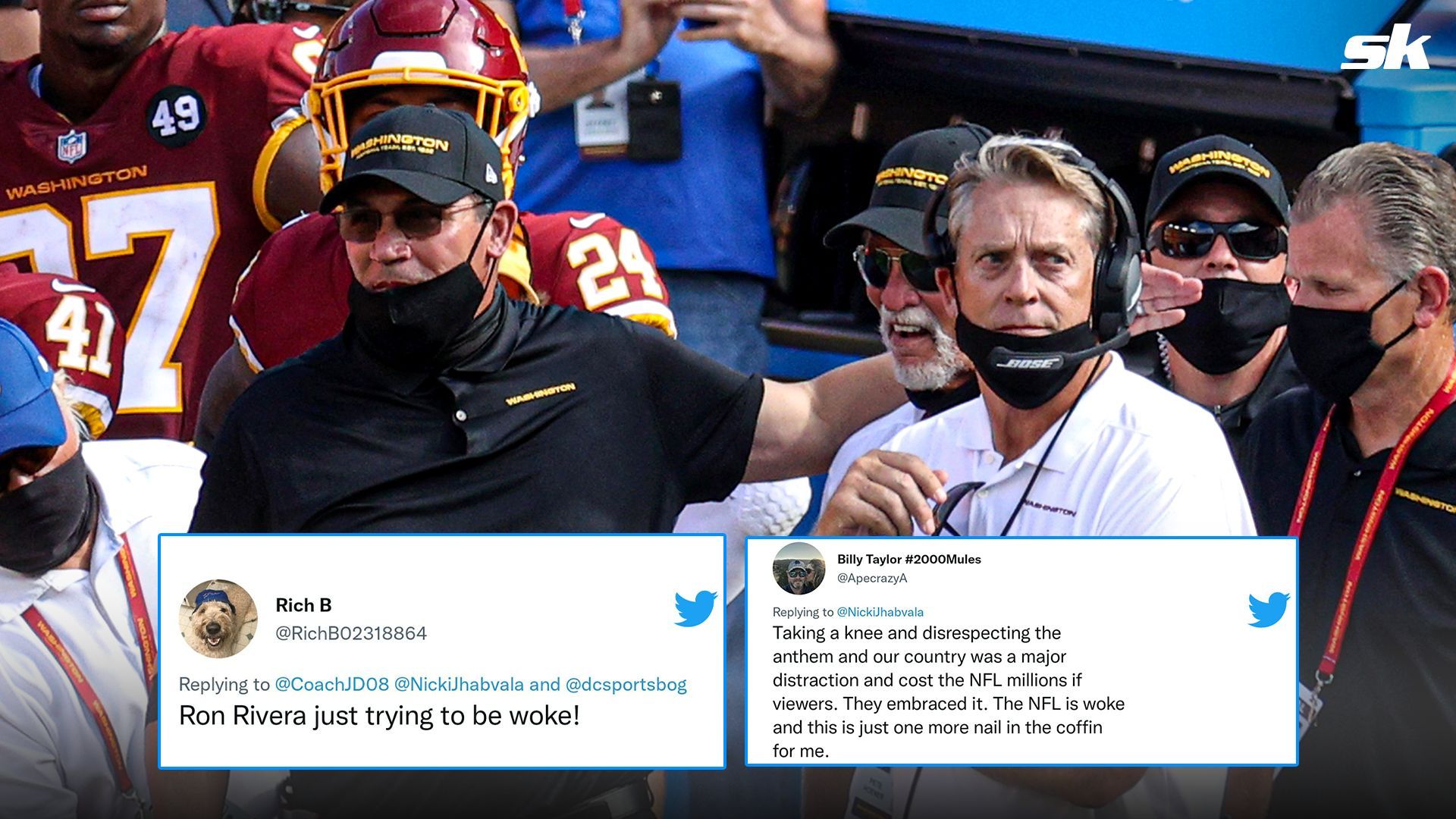 NFL world reacts to Ron Rivera's decision on Jack Del Rio