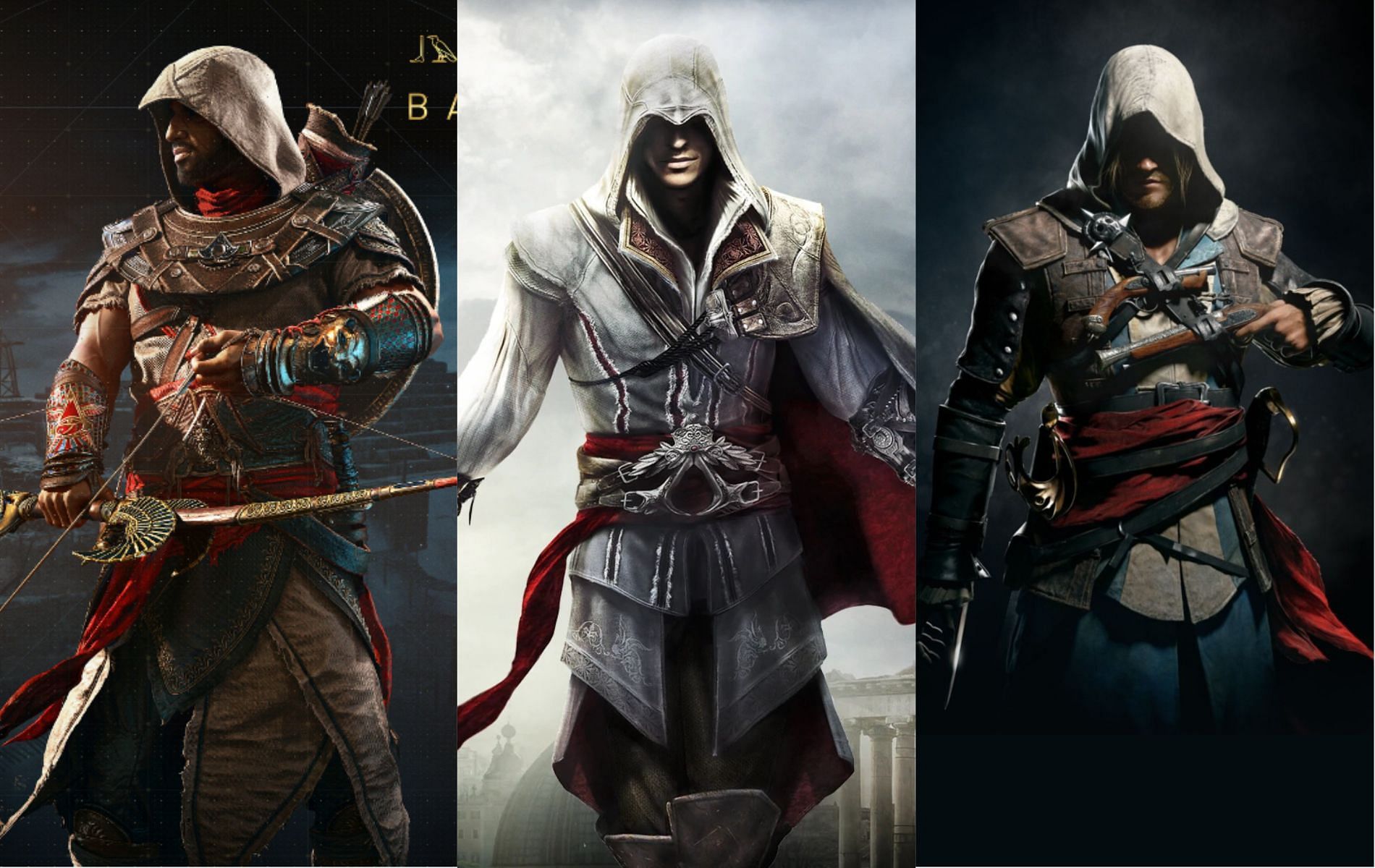 Ranking the best Assassin&#039;s Creed protagonists so far (Image via Ubisoft)