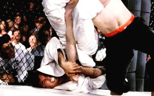 Royce Gracie at UFC 2 [Image courtesy of @askcoachjake on Instagram]