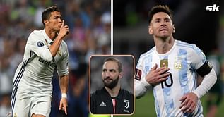 Higuain opens up on being teammates with Cristiano Ronaldo and Lionel Messi