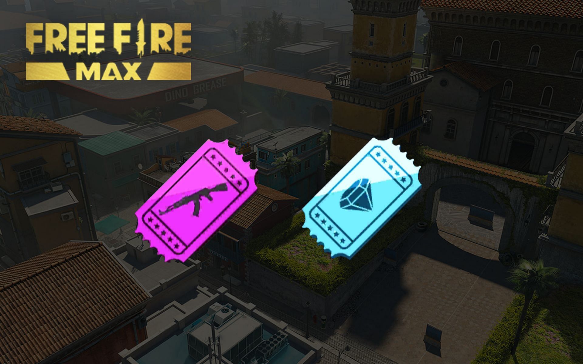 A few of the ongoing events in Free Fire MAX offer vouchers (Image via Sportskeeda)