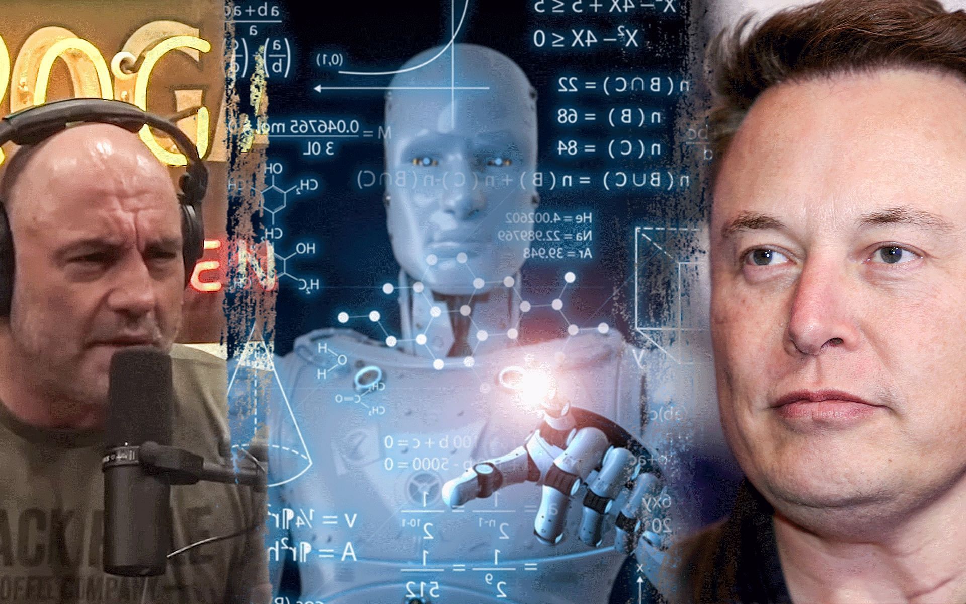 Joe Rogan and Elon Musk discuss the rise of AI [Photo credits: CNN.com &amp; YouTube.com]