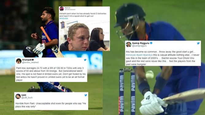 "Brainless stuff, again! Unacceptable!"- Furious fans slam Rishabh Pant, Hardik Pandya for failing in 2nd IND vs SA 2022 T20I