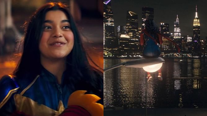 What did Iman Vellani say about Ms. Marvel's costume and the journey of Kamala Khan?