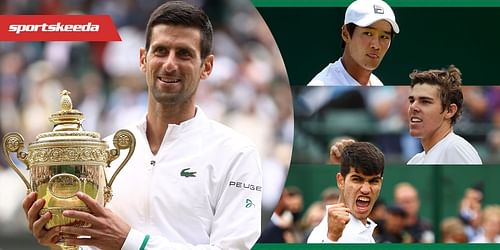 Novak Djokovic is aiming to win a fourth consecutive Wimbledon title.