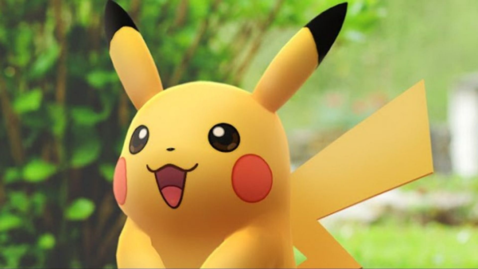 Pikachu as it appears in promotional artwork for Pokemon GO (Image via Niantic)