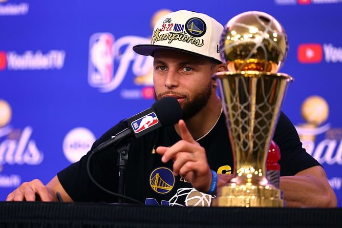 "To see how he responded at the end of the game... I'm just lucky when I showed up he was here!" - Bob Myers opens up on extremely emotional moment involving Steph Curry late in Game 6
