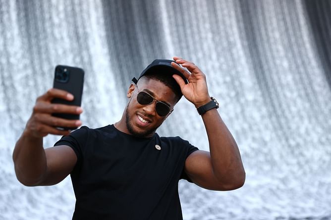 How big is Anthony Joshua's YouTube profile?