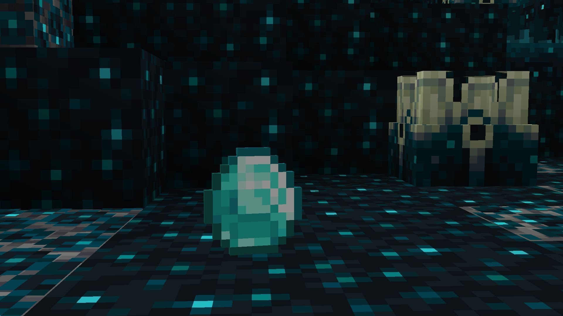 Diamonds ores generate at the same level where Deep Dark Biome generates (Image via Mojang)