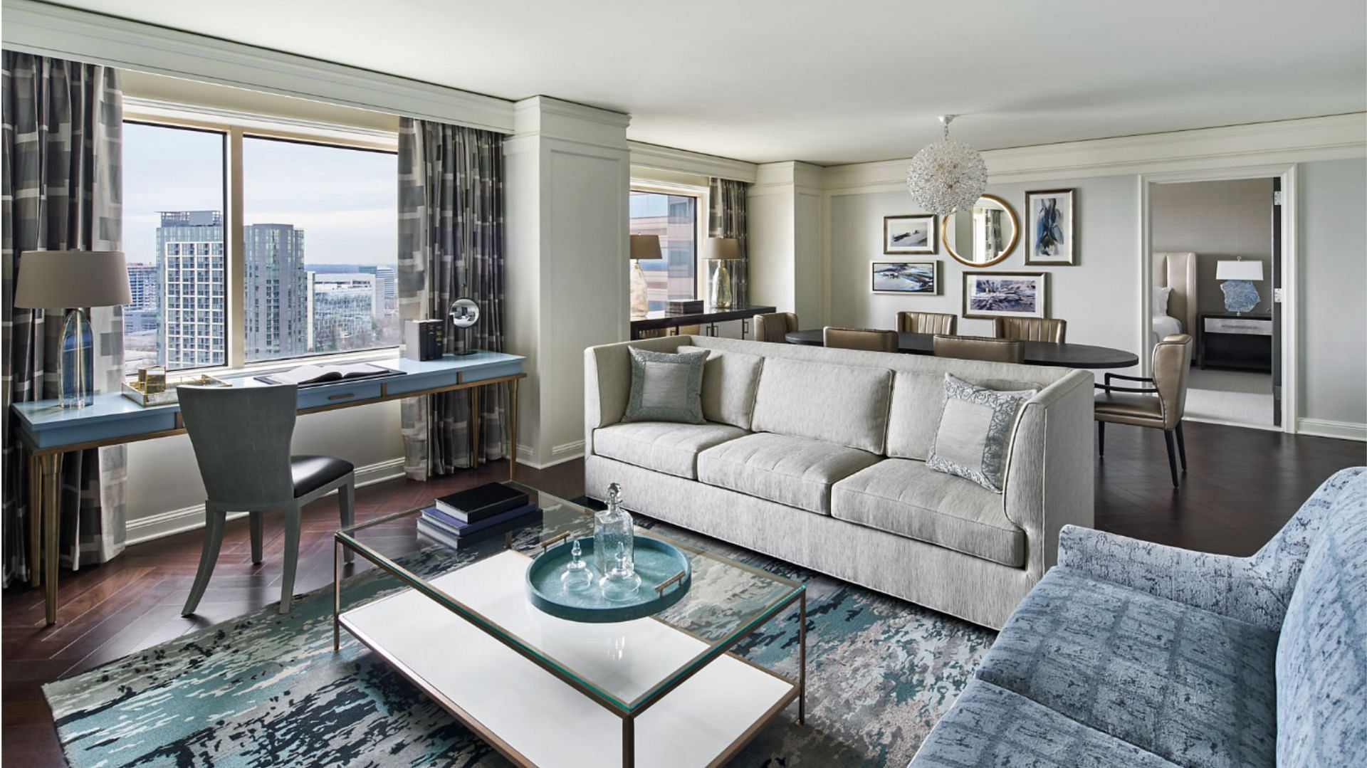 A suite at the hotel. (Image via Ritz Carlton)