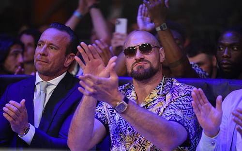 Tyson Fury at a boxing show in Liverpool