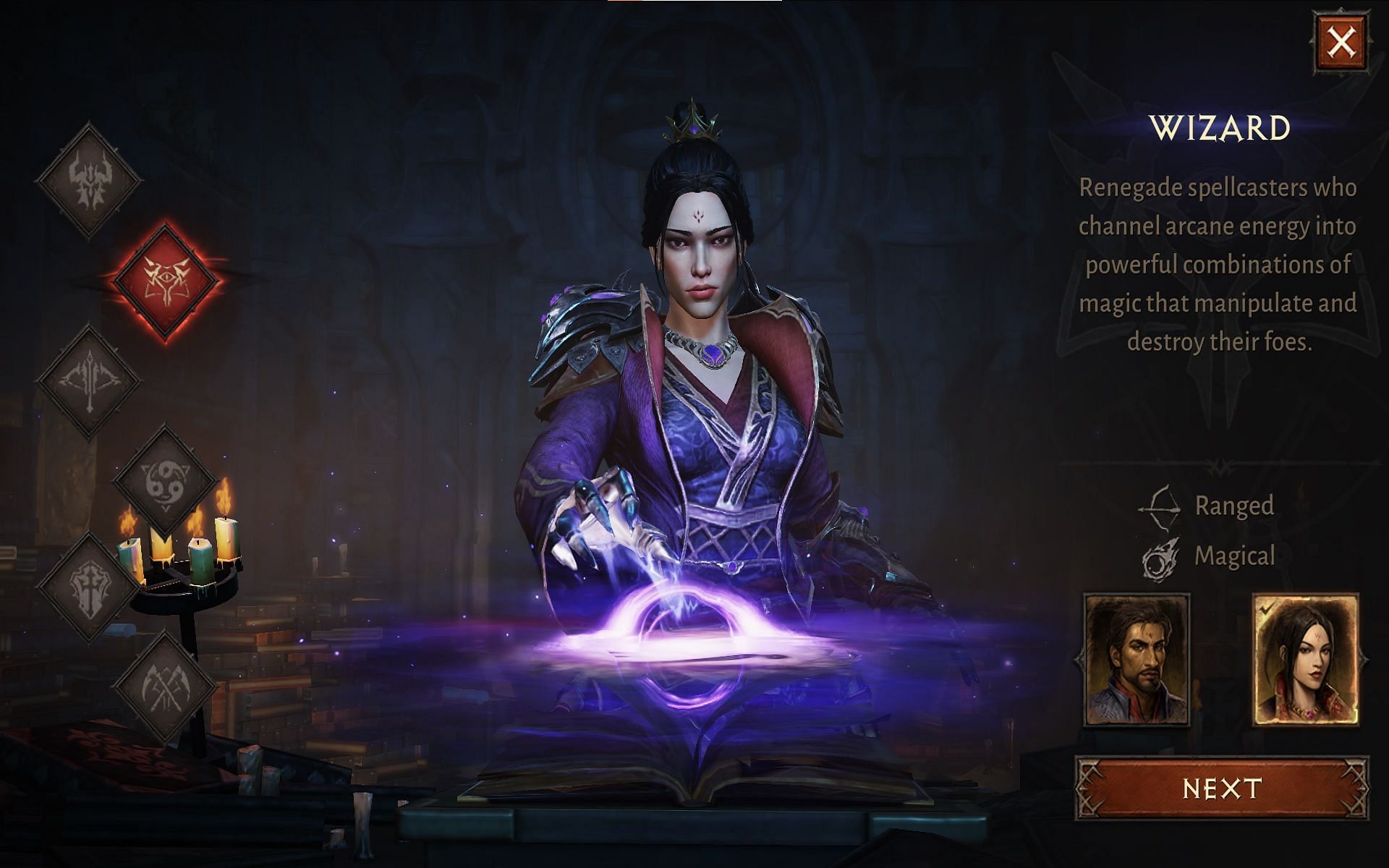 female wizard diablo 3 in game