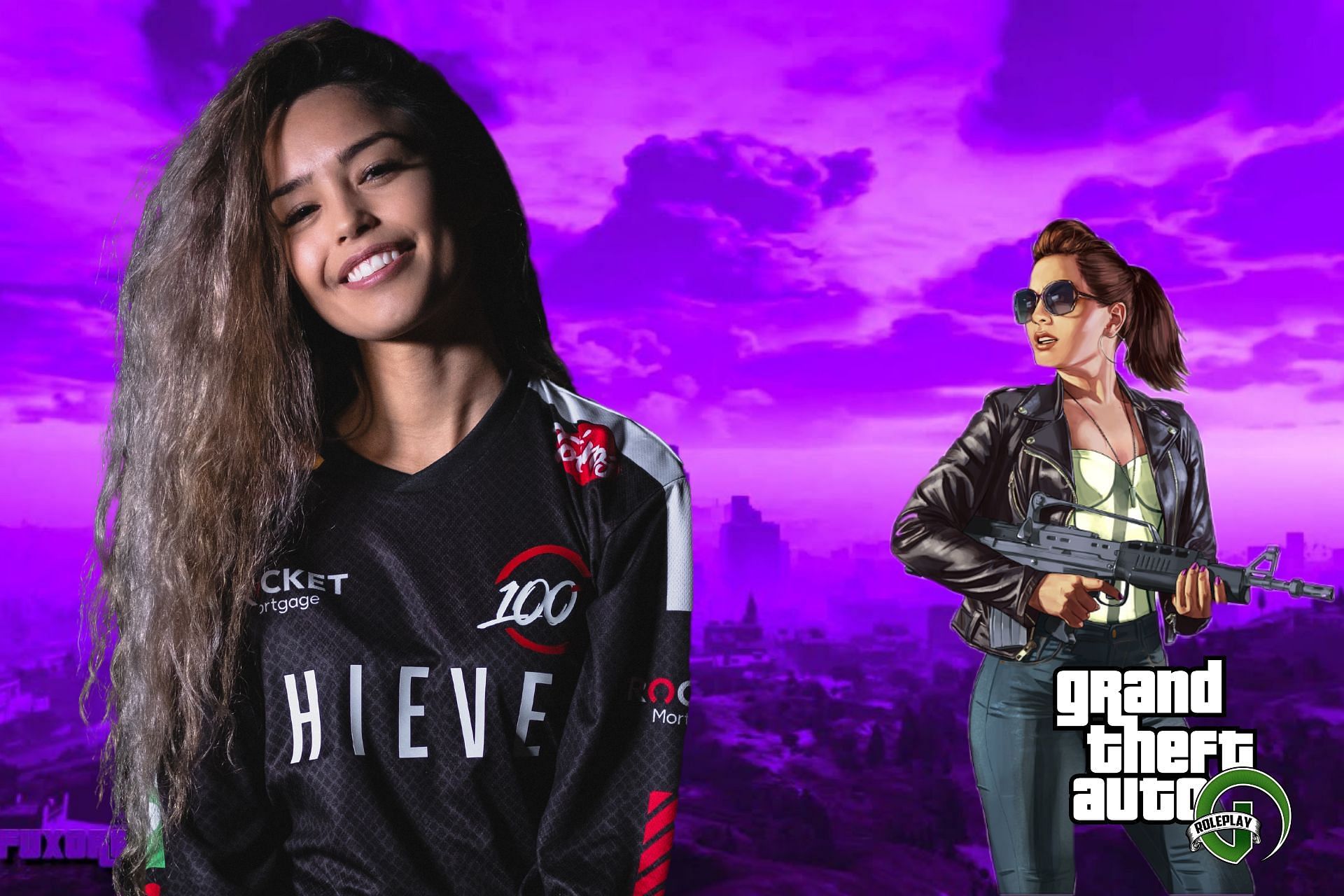 Valkyrae&#039;s travels have inspired her to get back into GTA RP, but nothing is officially confirmed by the streamer yet (Image via Sportskeeda)