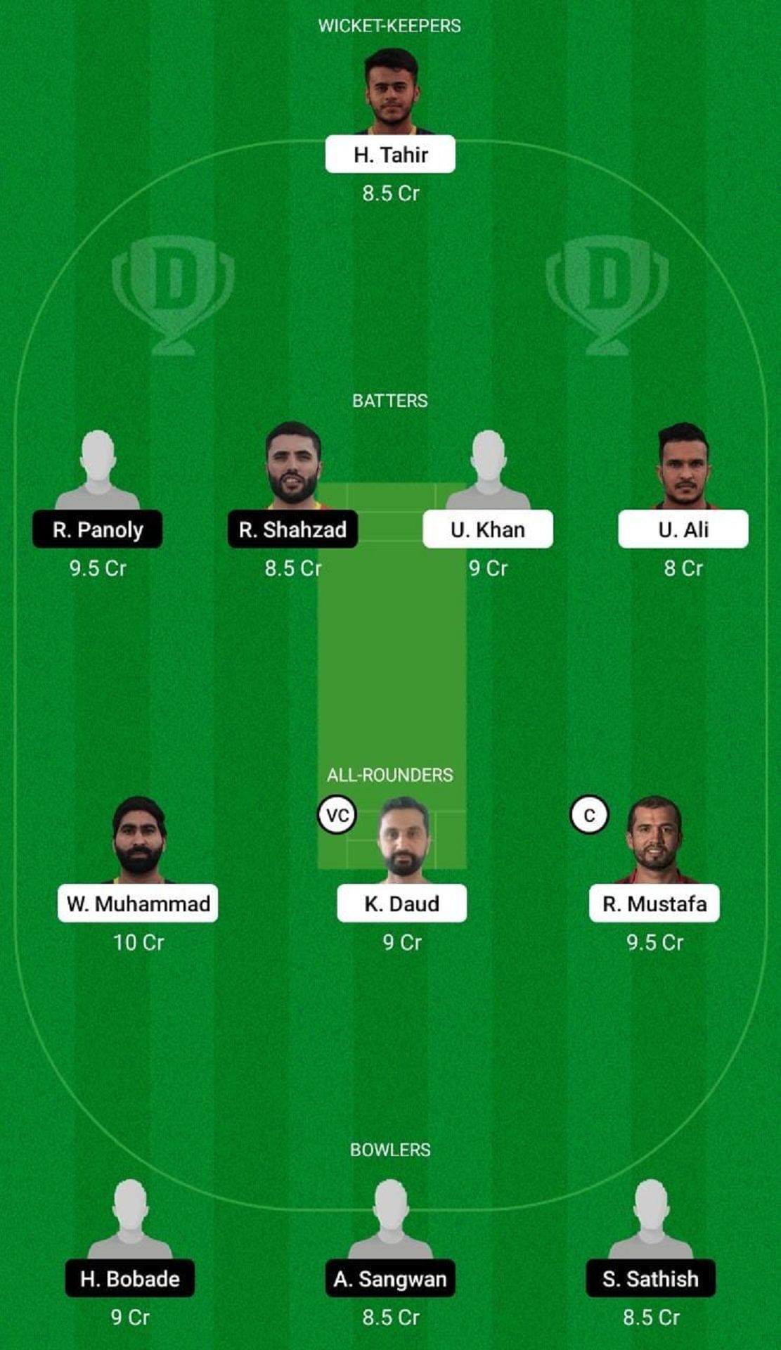 FUJ vs DUB Dream11 Fantasy Suggestion #2 - Emirates D20 2022.