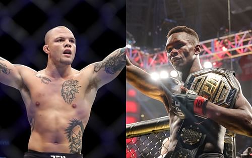 Anthony Smith (left), Israel Adesanya (right)