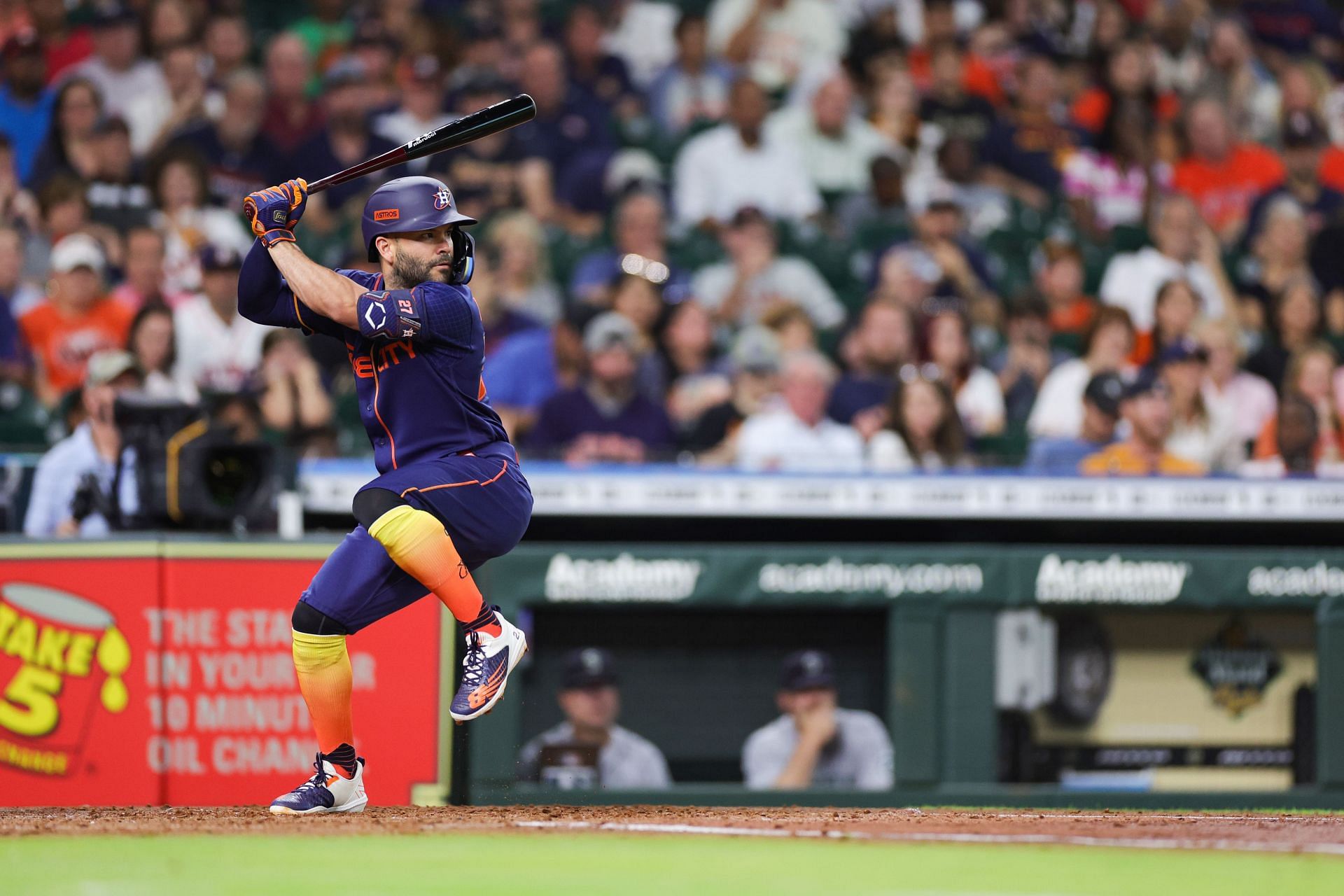 Altuve at the plate, Seattle Mariners v Houston Astros