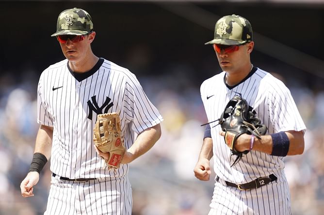 WATCH: New York Yankees shortstop Isiah Kiner-Falefa guns down Mike Trout with an insane throw to first