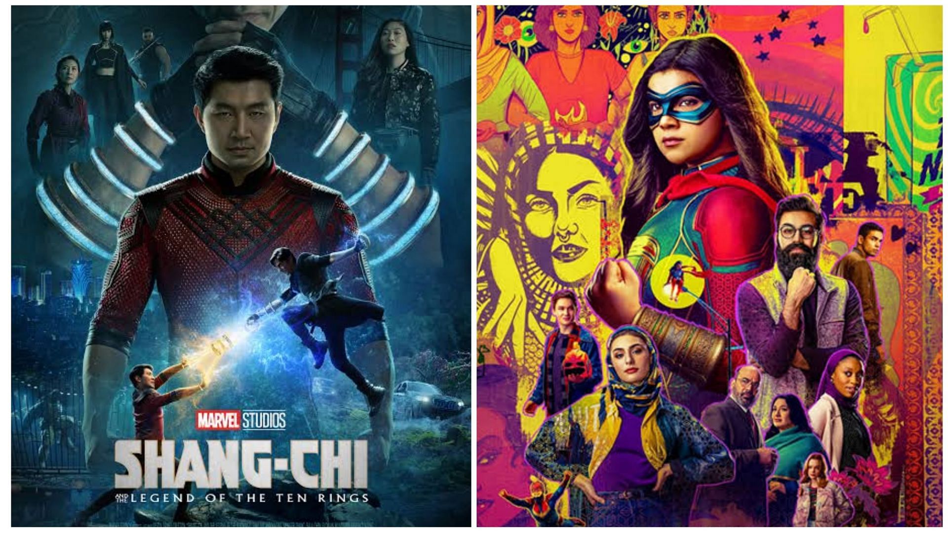Shang-Chi and Kamala Khan (Images via Marvel Studios)
