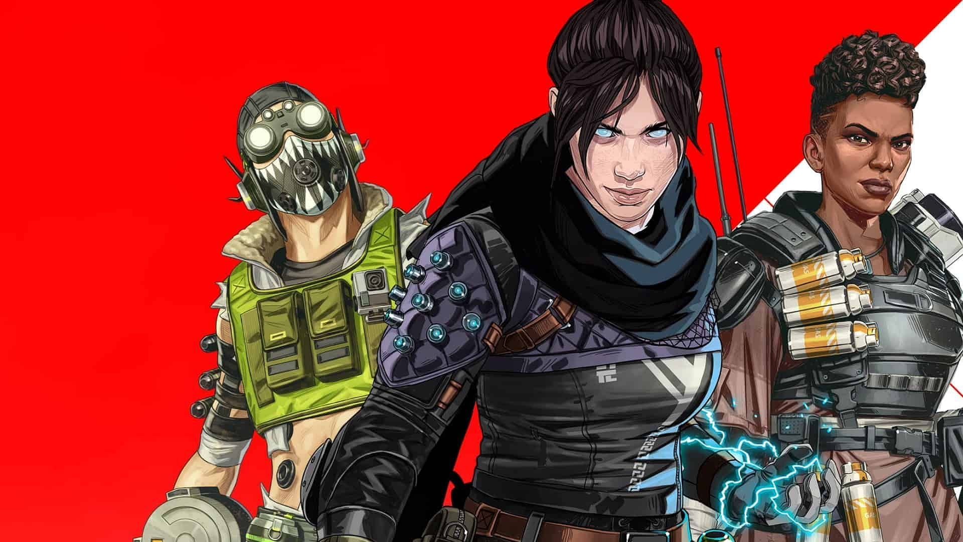 Three Legends from Apex Legends Mobile (Image via EA Games)