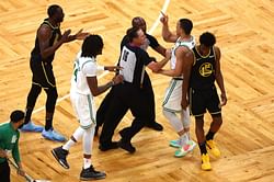 "It was quiet as a mouse pi**ing on cotton out there!" - Grant Williams on not responding to Draymond Green and keeping a level head as Boston take 2-1 lead over Golden State after Game 3 in Finals