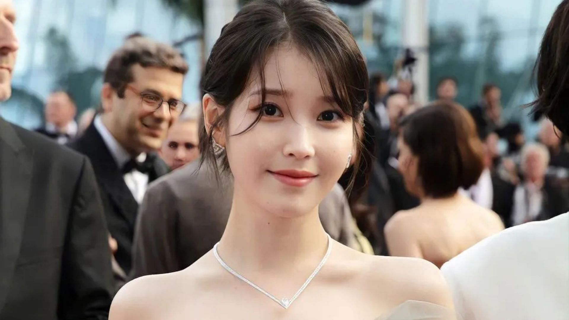 IU at the 75th Cannes Film Festival (Image via Getty Images)