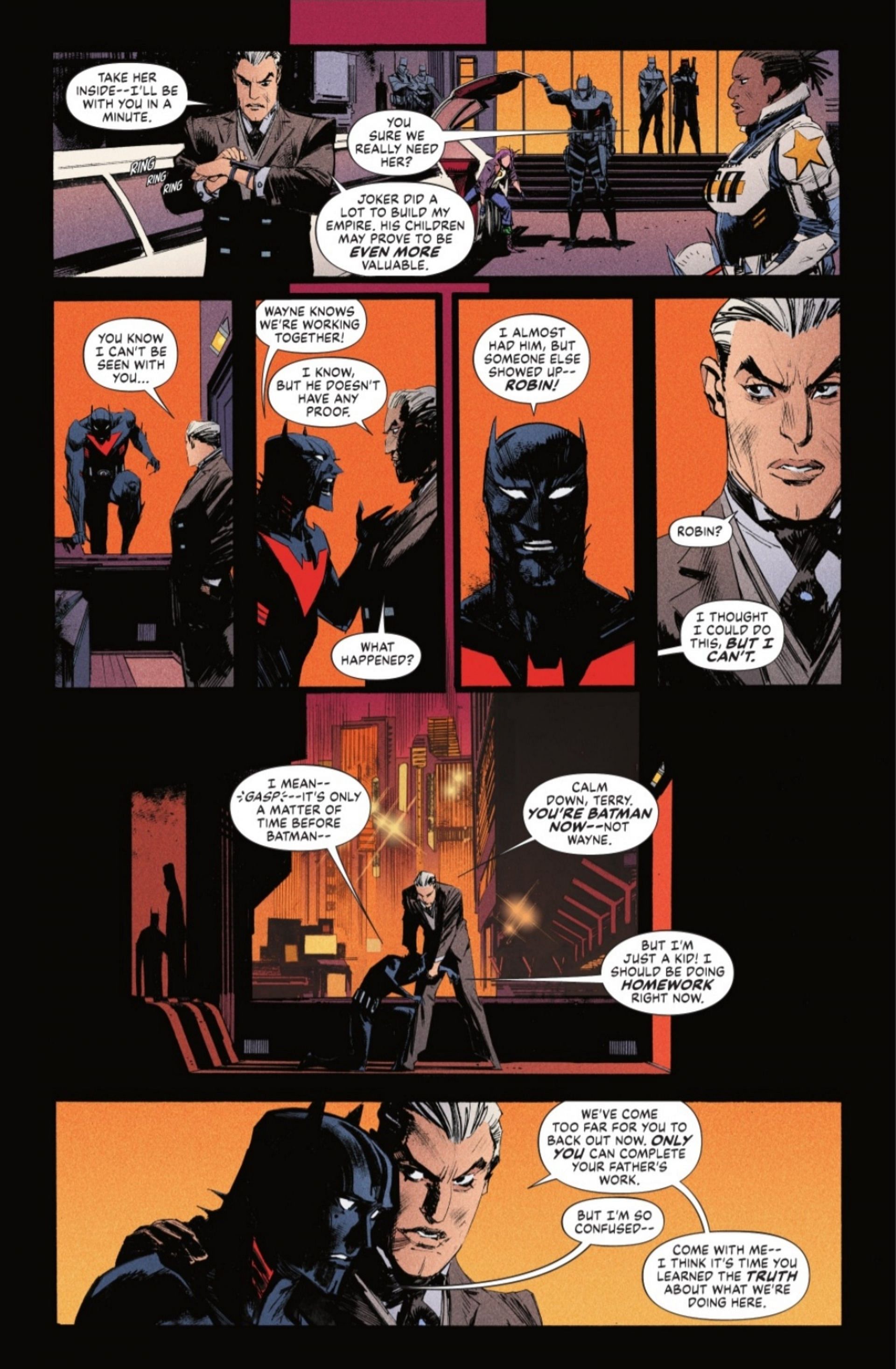 A page from the comic (Image via DC Comics)