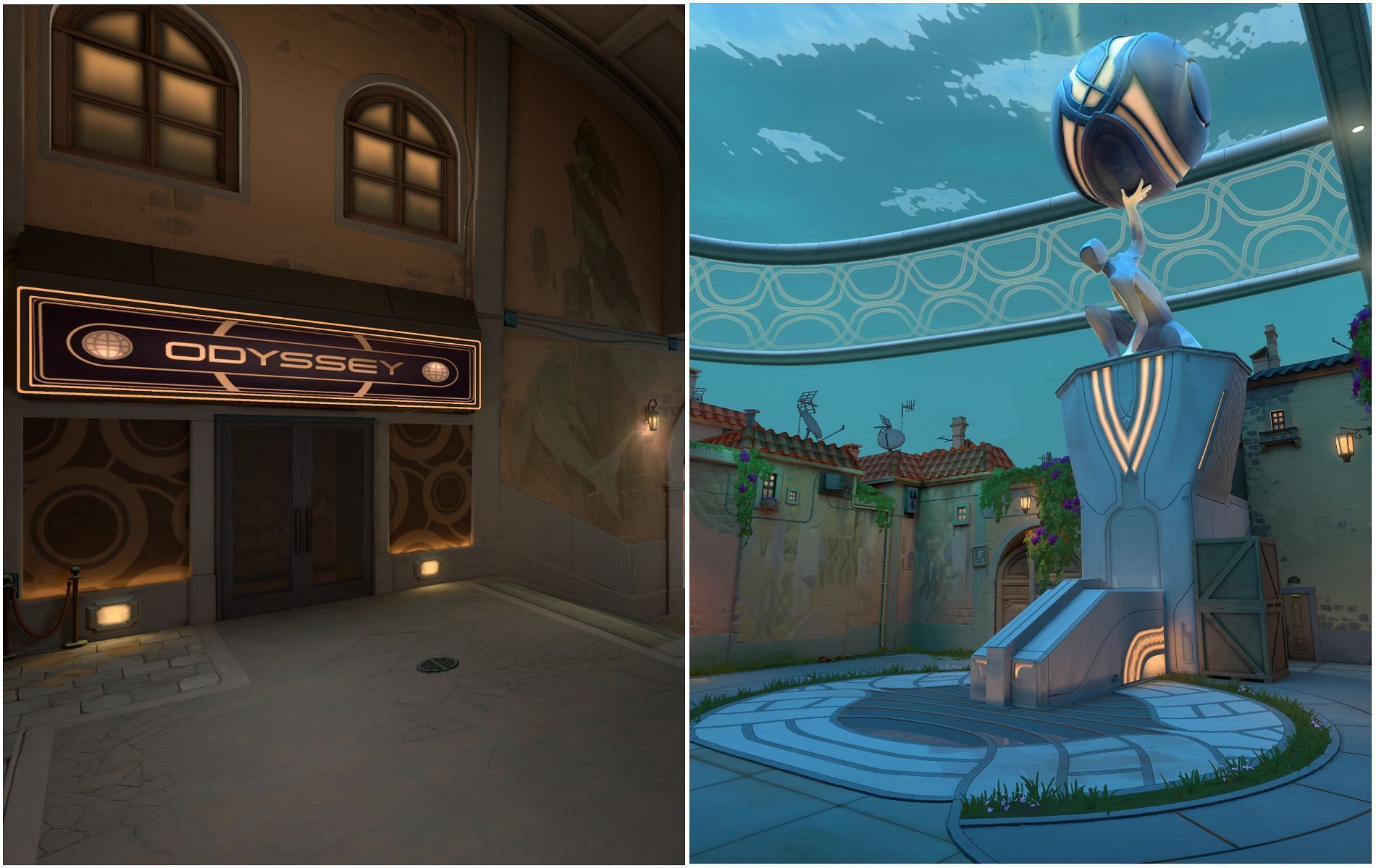 Valorant&#039;s newest map is the underwater Pearl (Image via Sportskeeda)