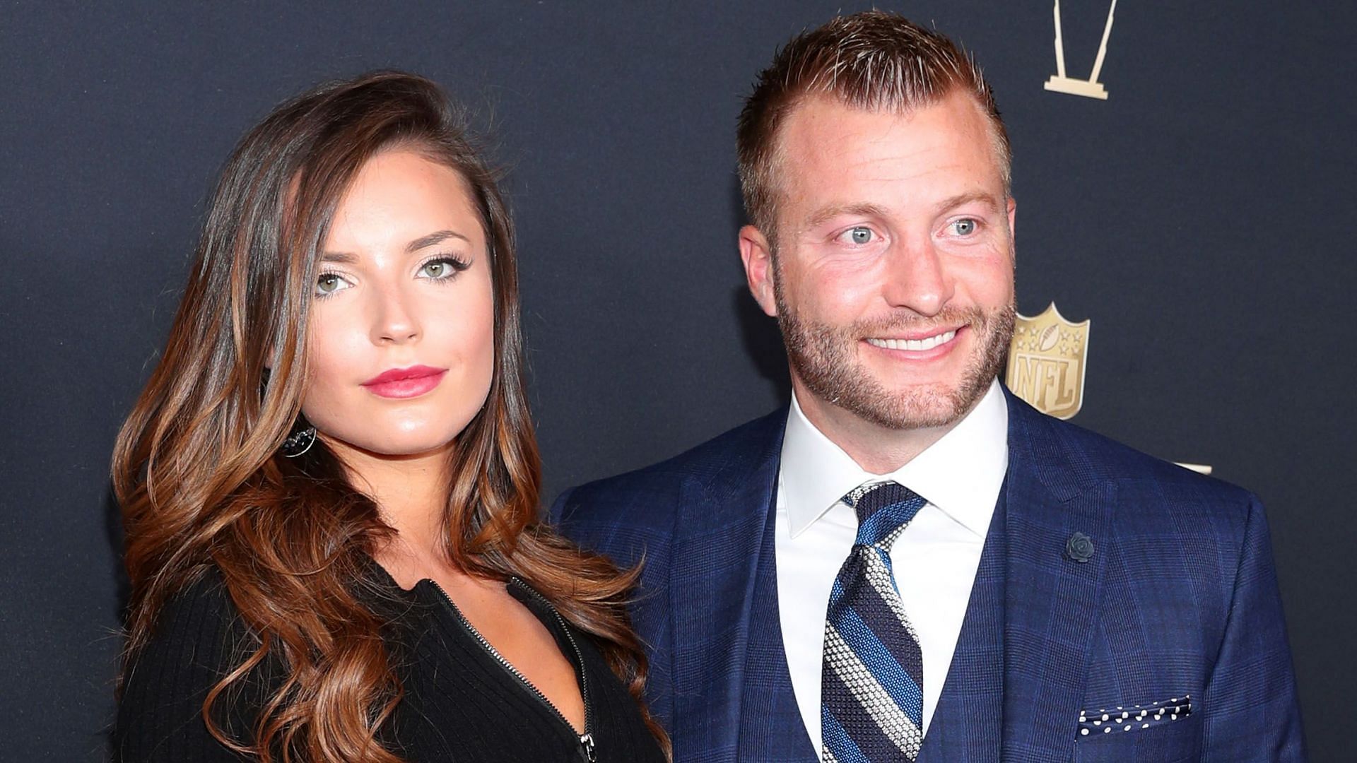 Sean McVay and (now) wife Veronika Khomyn