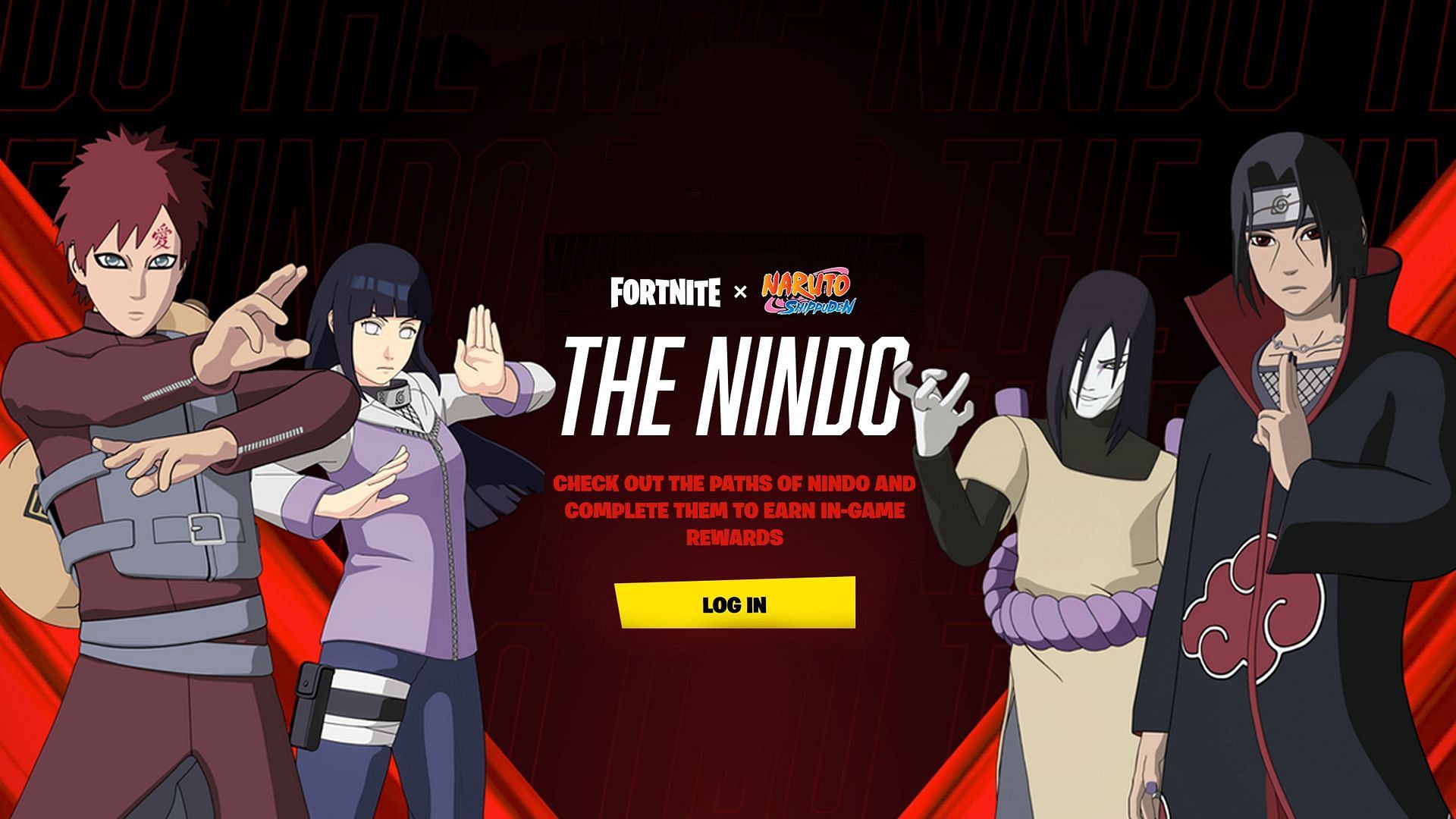 Fortnite x Naruto: The Nindo challenges grant free cosmetics and XP rewards  - Fortnite INTEL