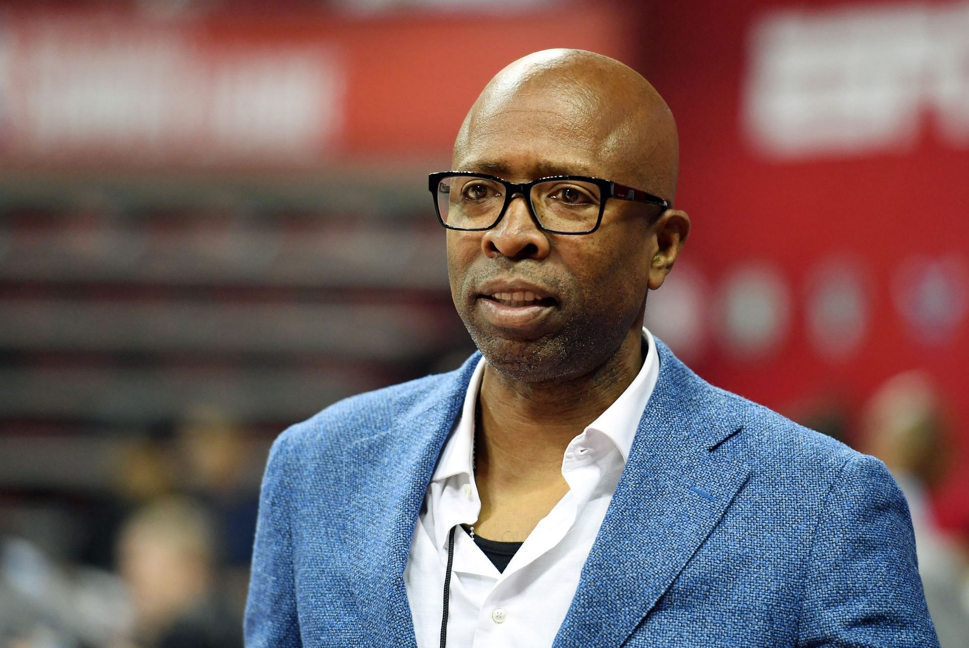 Former NBA player Kenny Smith stars in the new film Hustle.