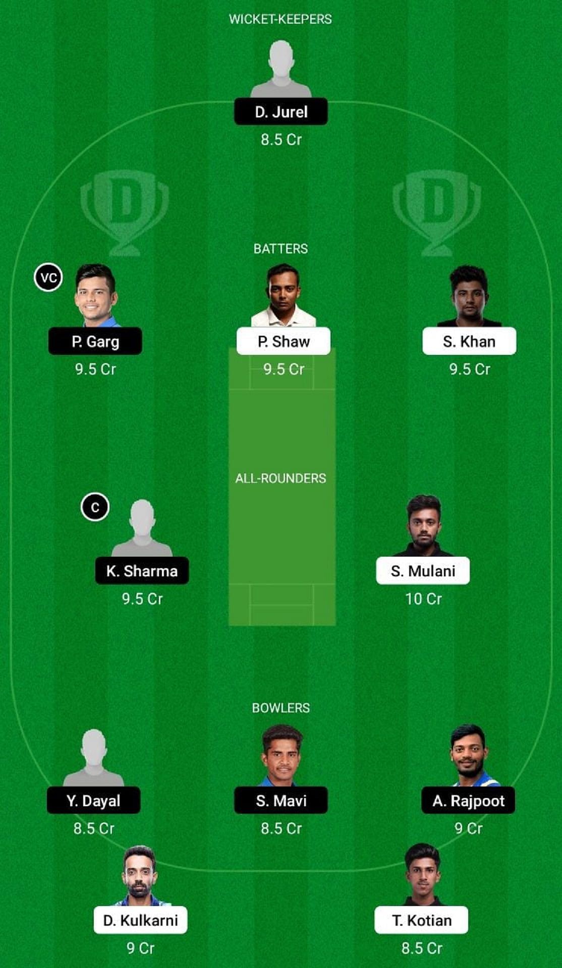 MUM vs UP Dream11 Fantasy Suggestion #2