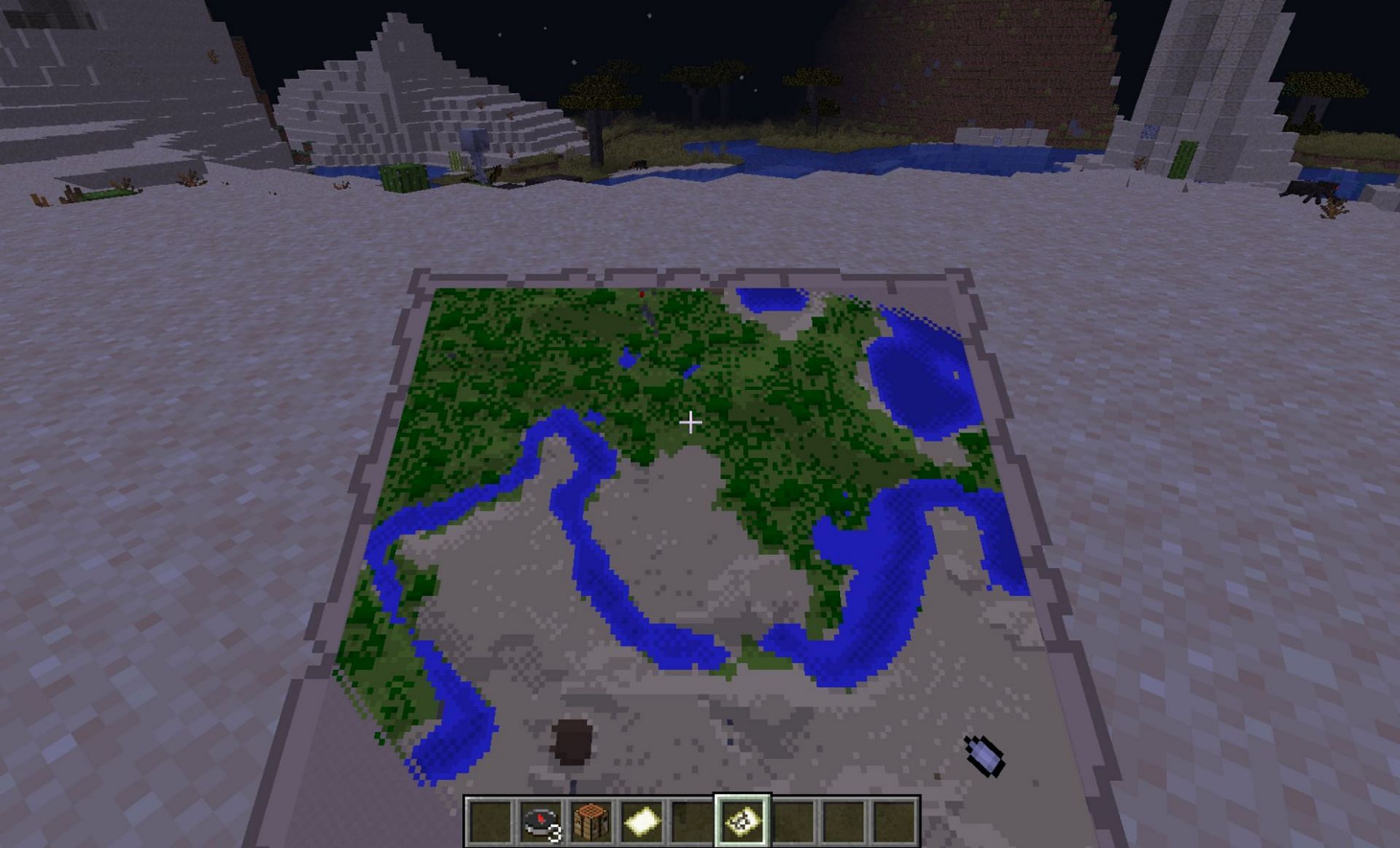 How to connect maps in Minecraft