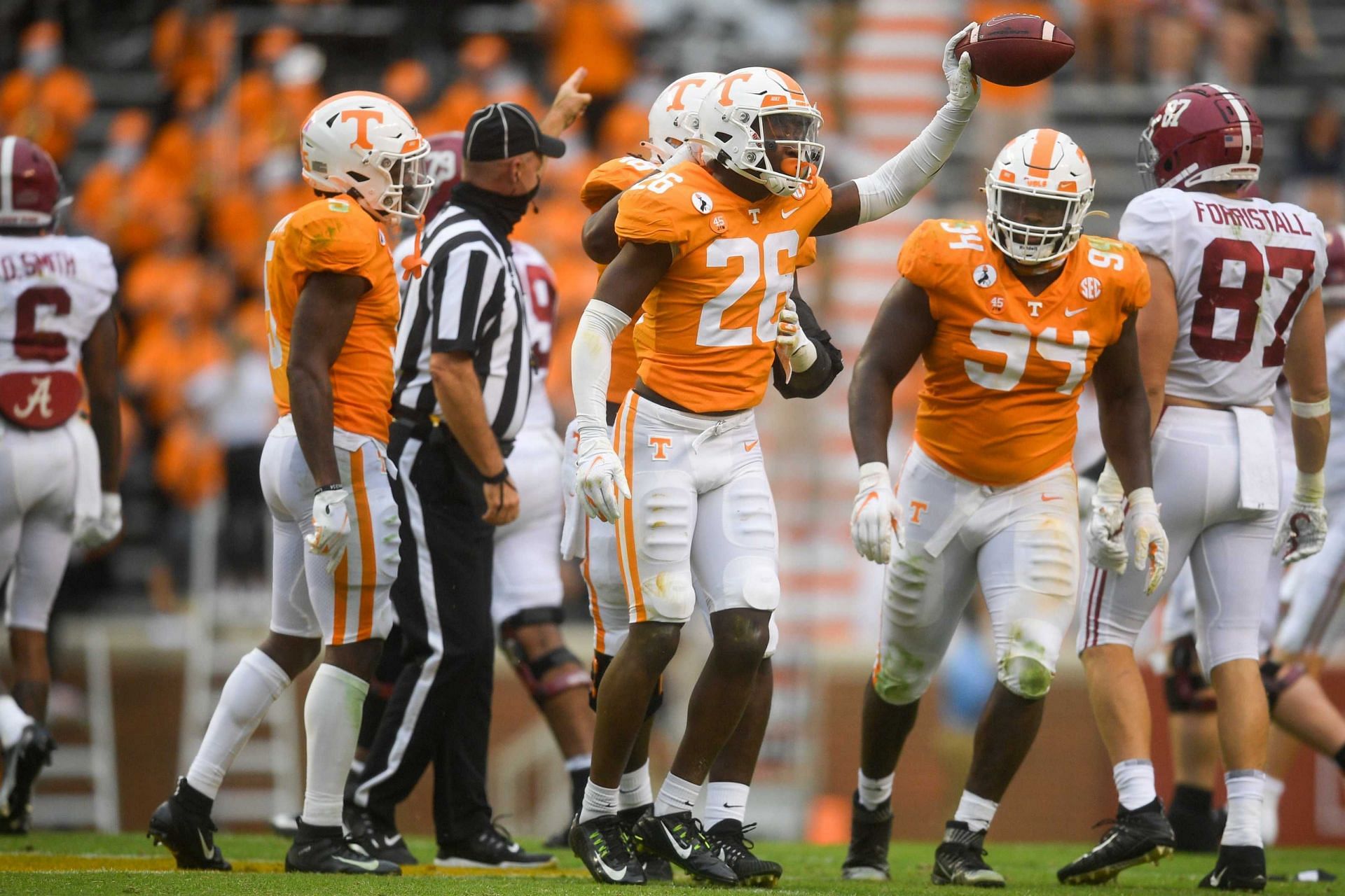 Theo Jackson in action for Tennessee