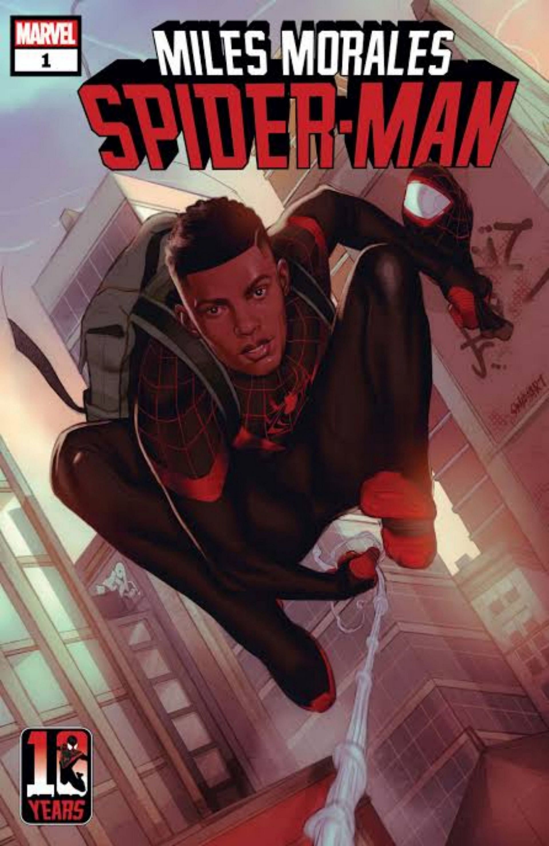 Miles Morales from a comic cover (Image via Marvel Comics)