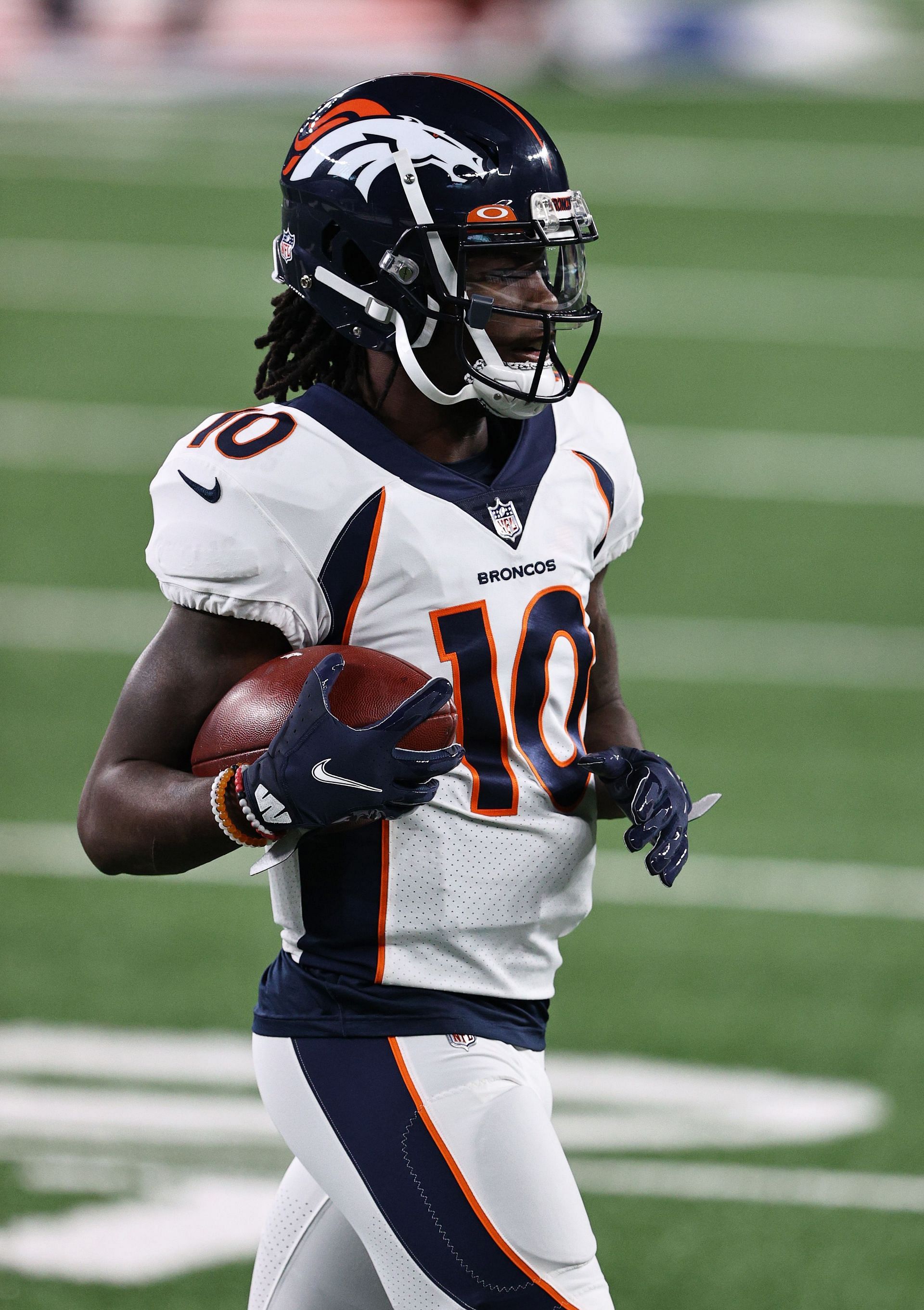 Broncos Briefs: Receiver Jerry Jeudy leaves practice early