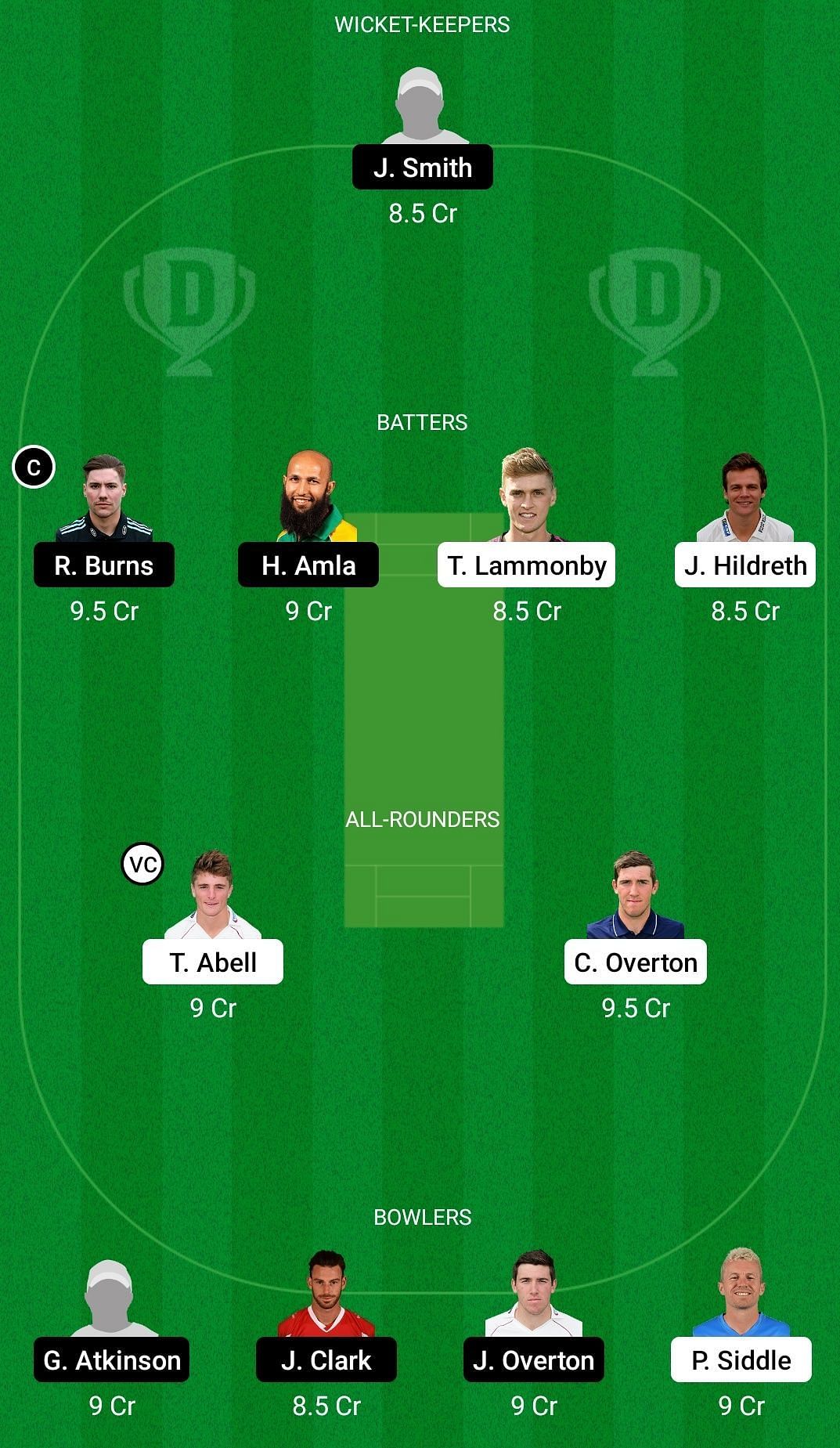 Dream11 Team for Somerset vs Surrey - County Championship 2022.