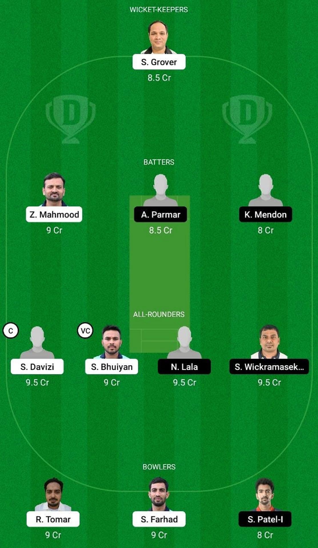 BCC vs PCC Dream11 Fantasy Suggestion #2